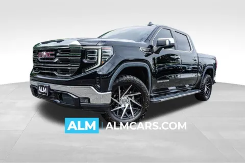 Black 2022 GMC Sierra 1500 SLT for sale in Marietta, GA