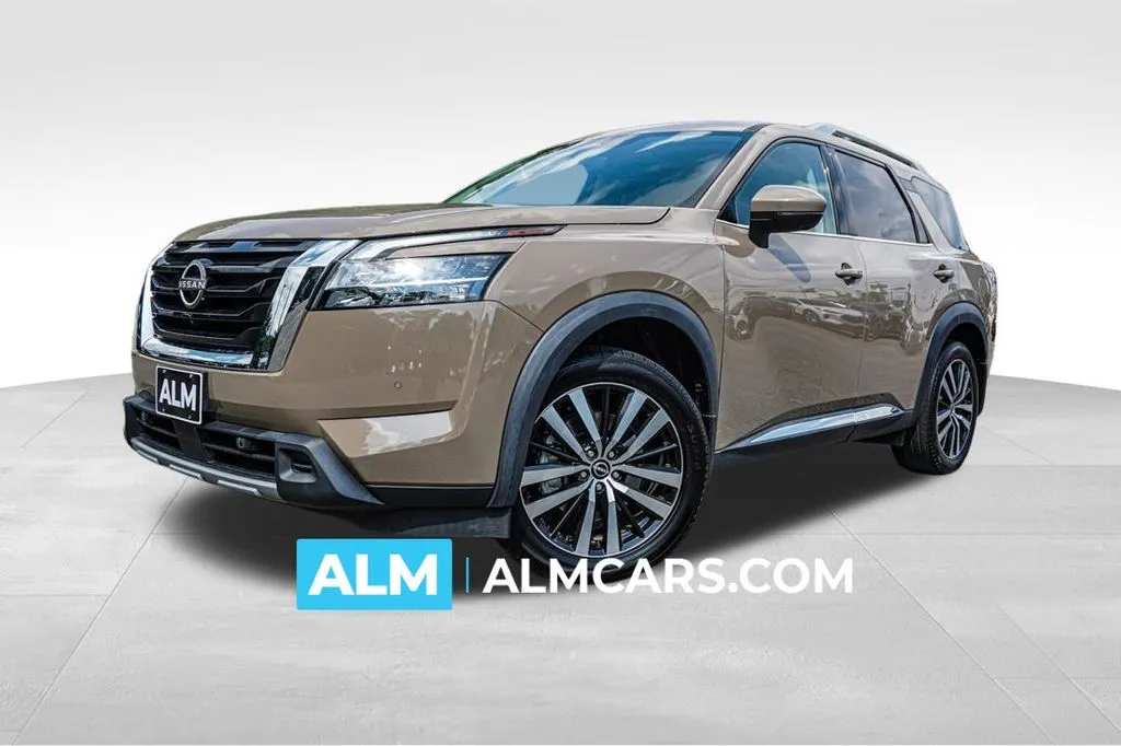 Beige 2023 Nissan Pathfinder Platinum for sale in Marietta, GA