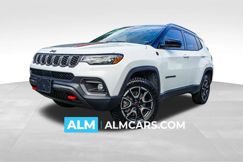 White 2025 Jeep Compass Trailhawk for sale in Marietta, GA