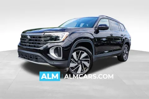 Black 2025 Volkswagen Atlas 2.0T SE w/Technology for sale in Marietta, GA