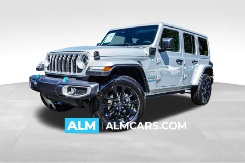 Silver 2024 Jeep Wrangler Sahara 4xe for sale in Marietta, GA