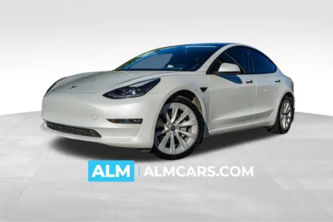 White 2021 Tesla Model 3 Long Range for sale in Marietta, GA