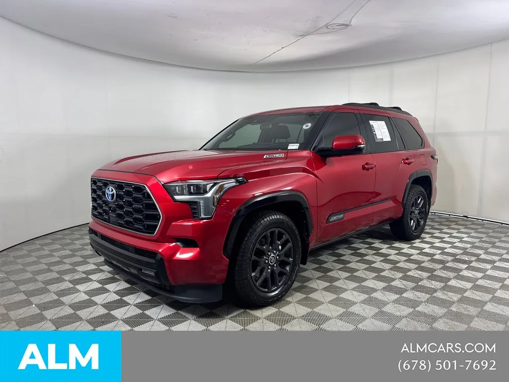 Red 2023 Toyota Sequoia Platinum for sale in Morrow, GA