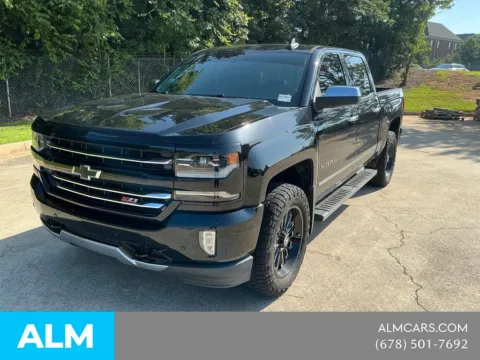 Black 2017 Chevrolet Silverado 1500 LTZ for sale in Morrow, GA