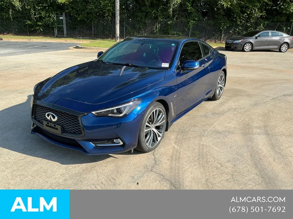 Blue 2018 INFINITI Q60 3.0t LUXE for sale in Morrow, GA