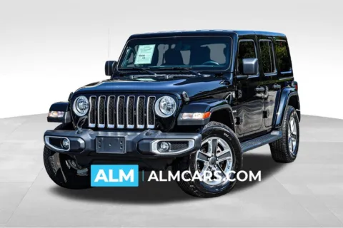 Black 2023 Jeep Wrangler Sahara for sale in Newnan, GA