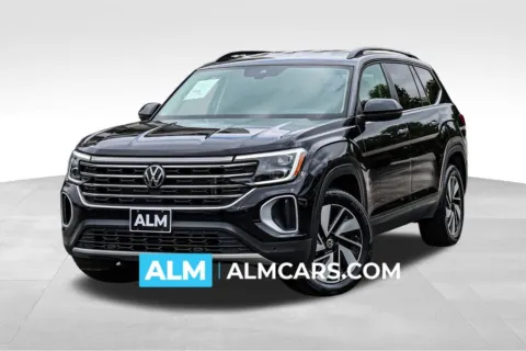 Black 2024 Volkswagen Atlas 2.0T SE w/Technology for sale in Newnan, GA