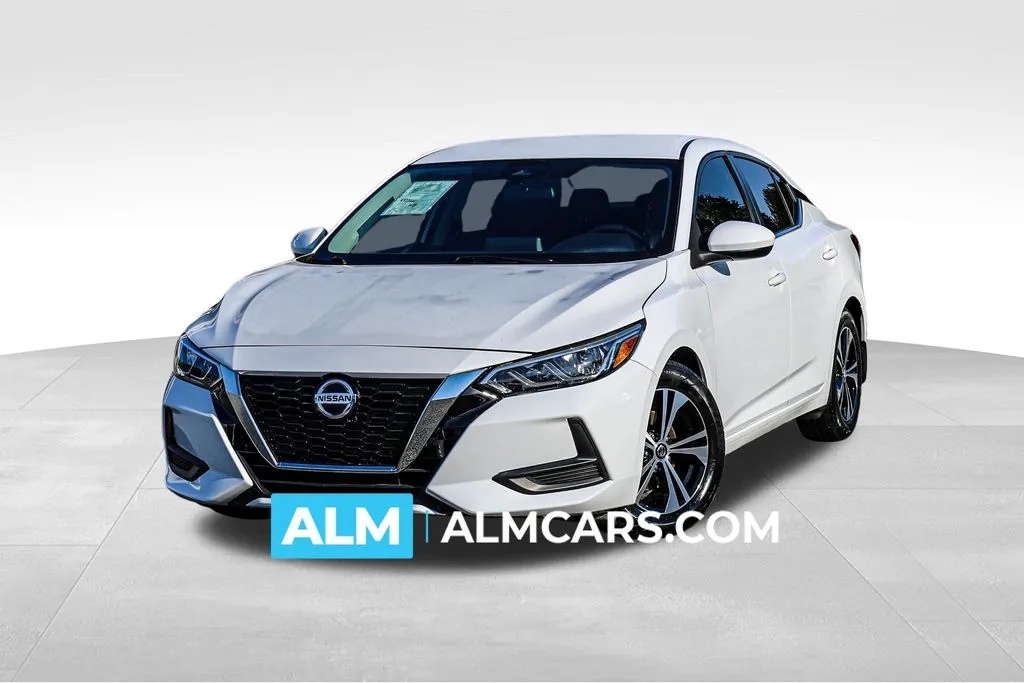 White 2022 Nissan Sentra SV for sale in Newnan, GA