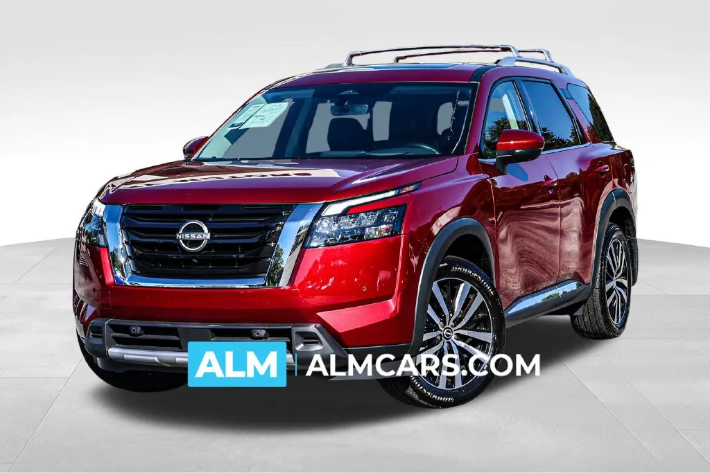 Red 2025 Nissan Pathfinder Platinum for sale in Newnan, GA