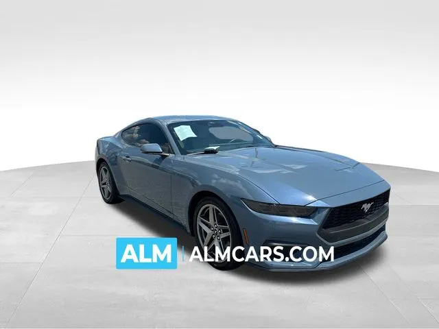 Blue 2025 Ford Mustang EcoBoost Premium for sale in Perry, GA
