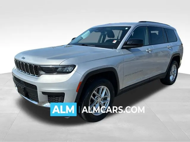 Silver 2021 Jeep Grand Cherokee L Laredo for sale in Perry, GA