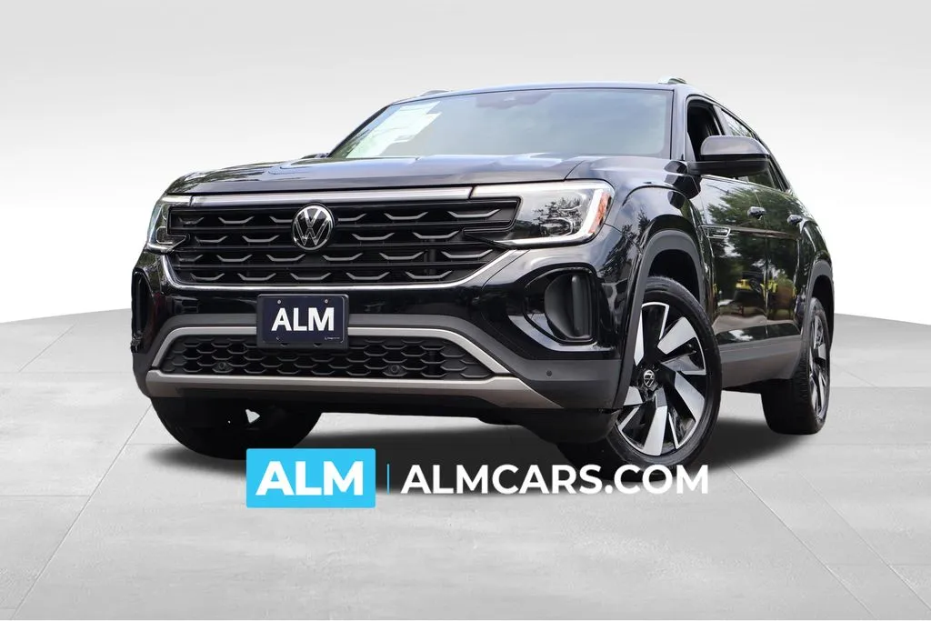 Black 2025 Volkswagen Atlas Cross Sport 2.0T SE w/Technology for sale in Roswell, GA