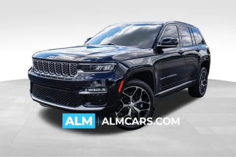 Black 2022 Jeep Grand Cherokee Summit Reserve 4xe for sale in Union City, GA
