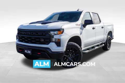 White 2024 Chevrolet Silverado 1500 Custom Trail Boss for sale in Union City, GA
