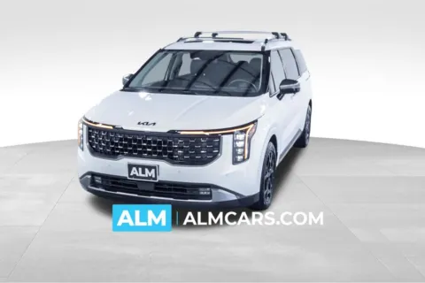 White 2025 Kia Carnival Hybrid SX Prestige for sale in Union City, GA