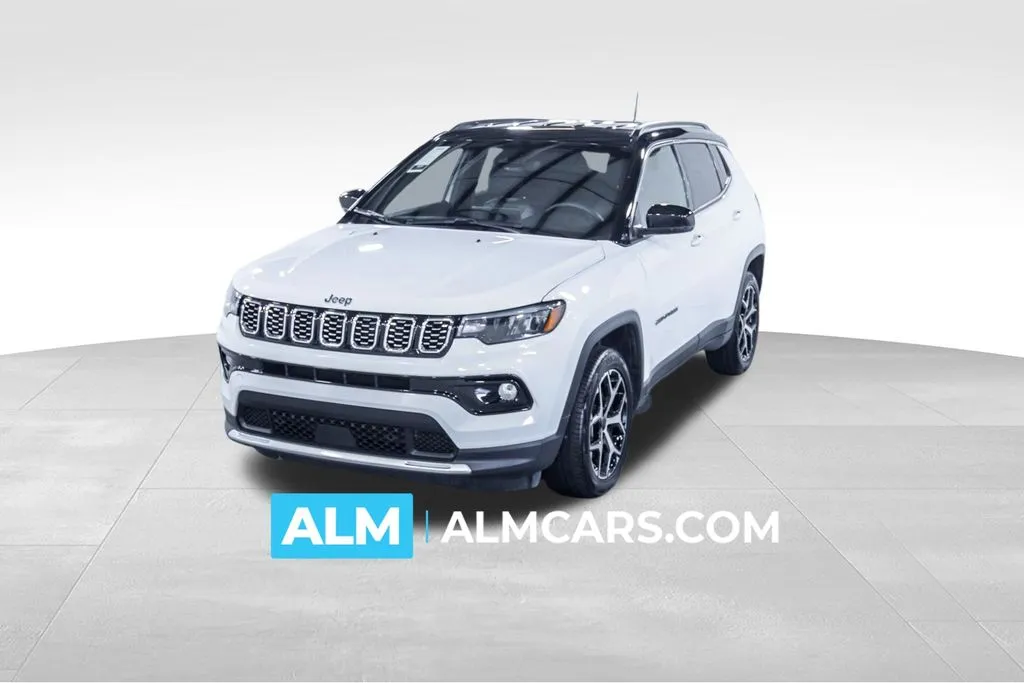 White 2025 Jeep Compass Limited for sale in Union City, GA