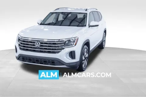 Black 2025 Volkswagen Atlas 2.0T SE w/Technology for sale in Union City, GA