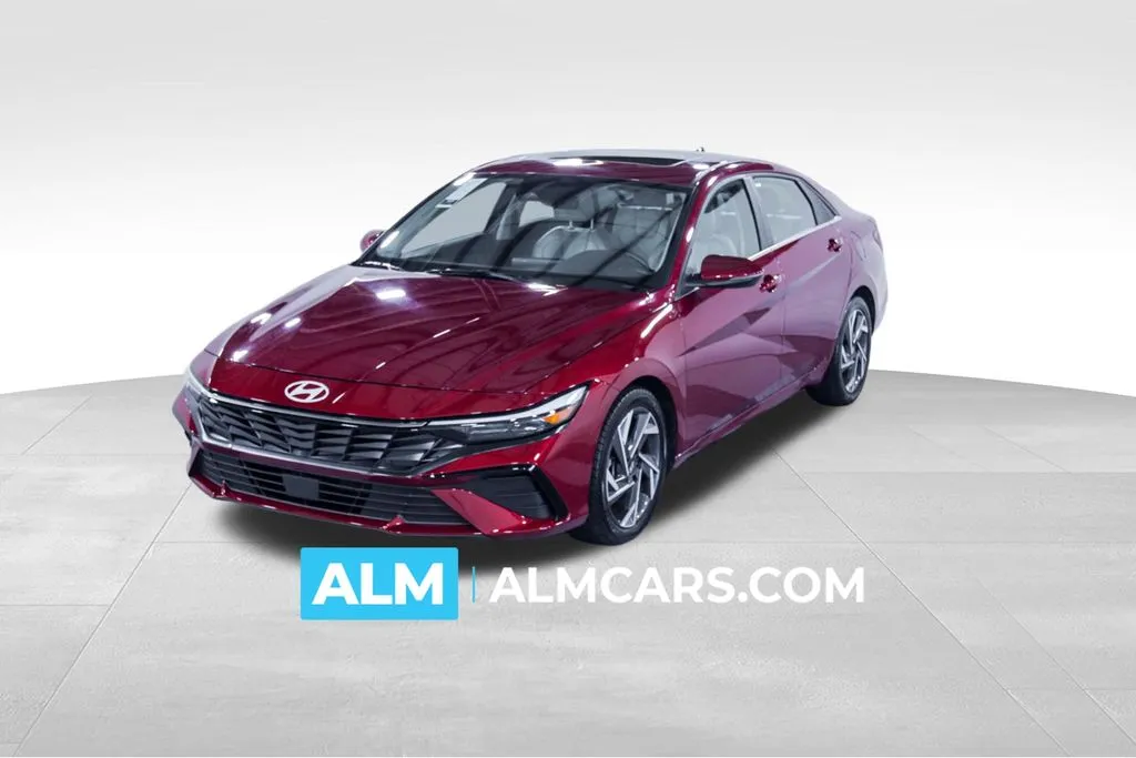 Red 2025 Hyundai Elantra Limited for sale in Union City, GA