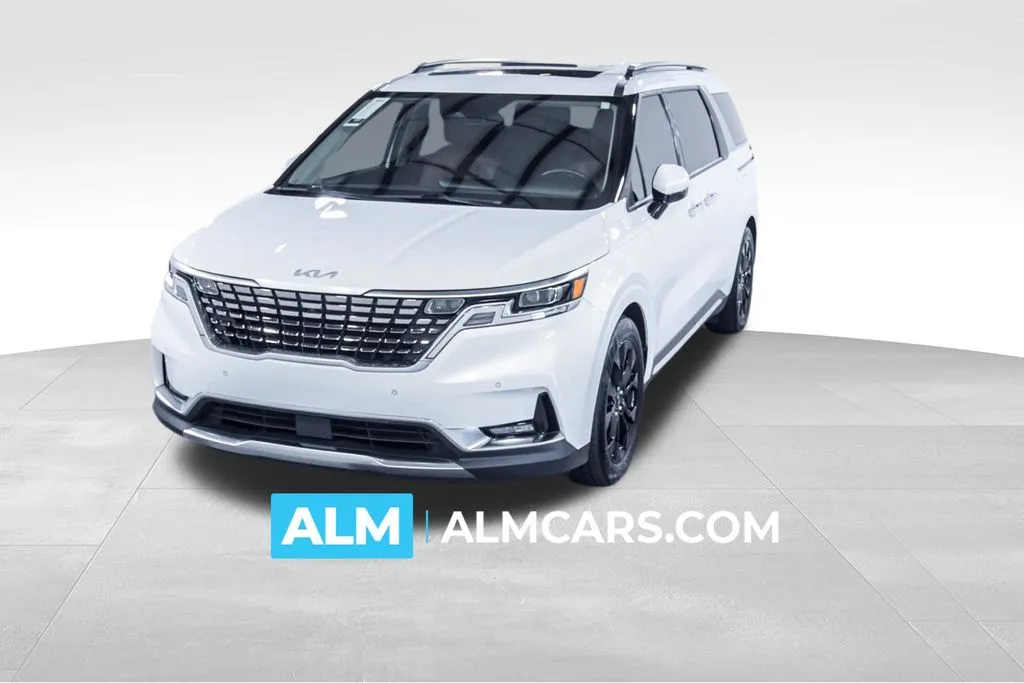 White 2022 Kia Carnival SX Prestige for sale in Union City, GA