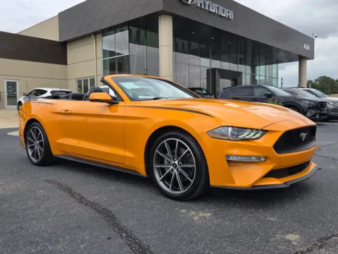 Orange 2019 Ford Mustang EcoBoost Premium for sale in Warner Robins, GA