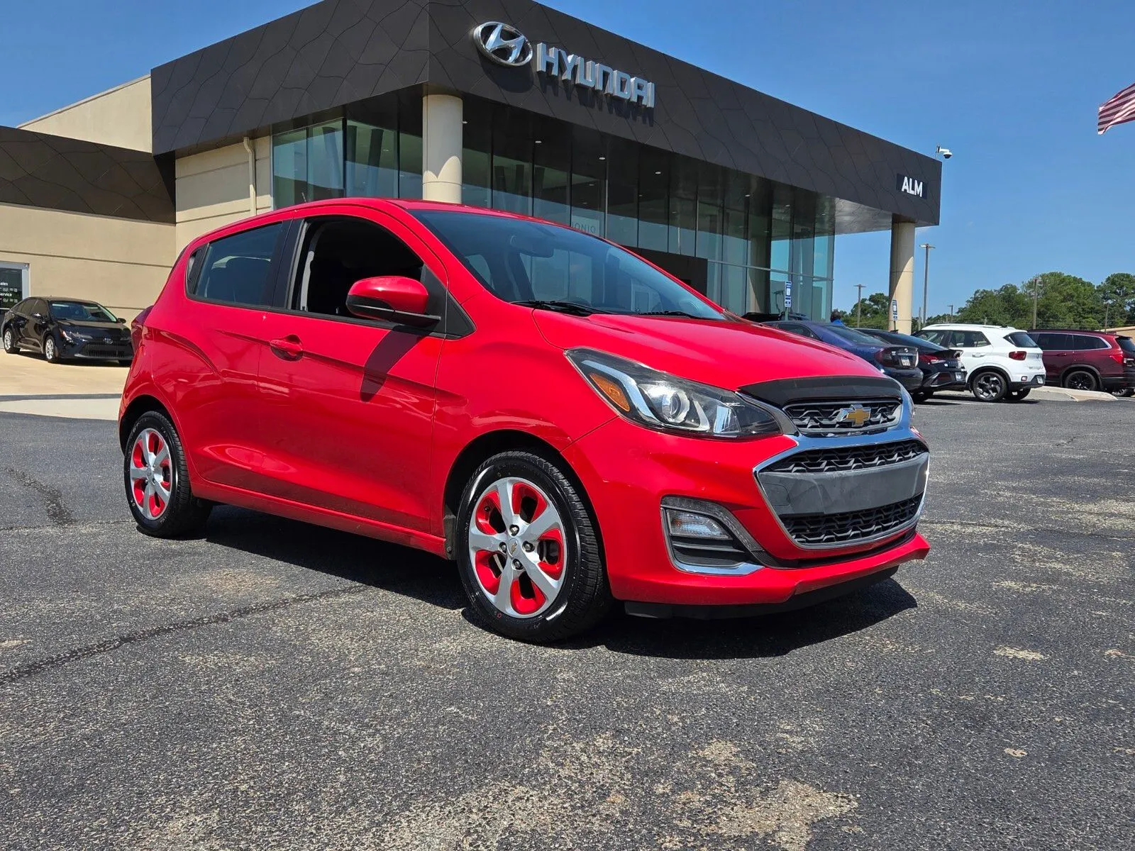 Red 2019 Chevrolet Spark 1LT for sale in Warner Robins, GA