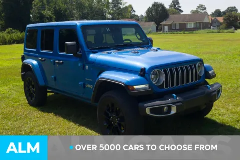 Photos of 2024 Jeep Wrangler Sahara 4xe for sale in Lumberton, NC at ALM Hyundai Lumberton