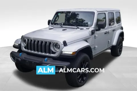 Silver 2024 Jeep Wrangler Sahara 4xe for sale in Lumberton, NC