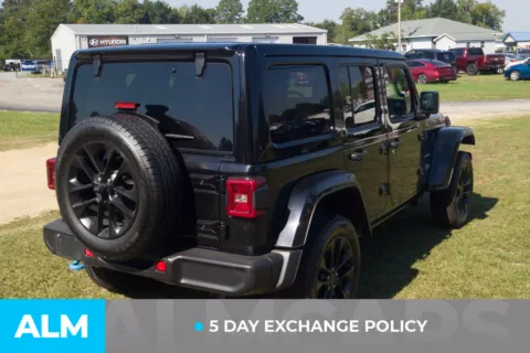 Another view of 2024 Jeep Wrangler Sahara 4xe for sale in Lumberton, NC at ALM Hyundai Lumberton