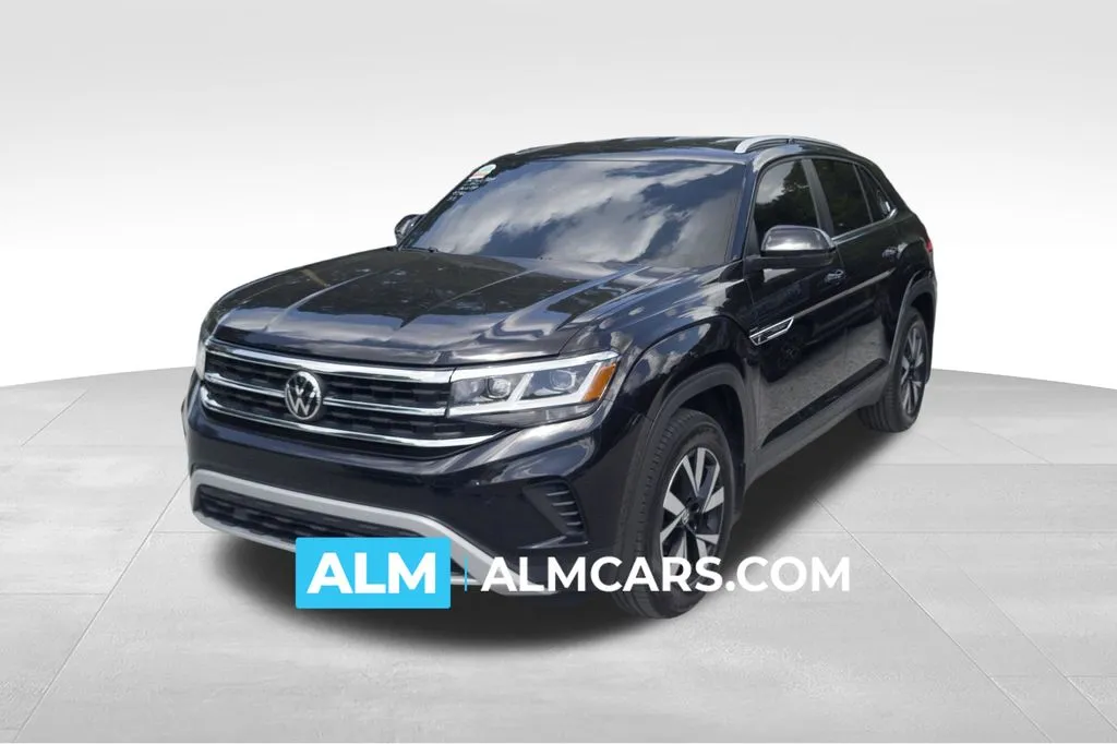 Black 2021 Volkswagen Atlas Cross Sport 2.0T SE for sale in Florence, SC
