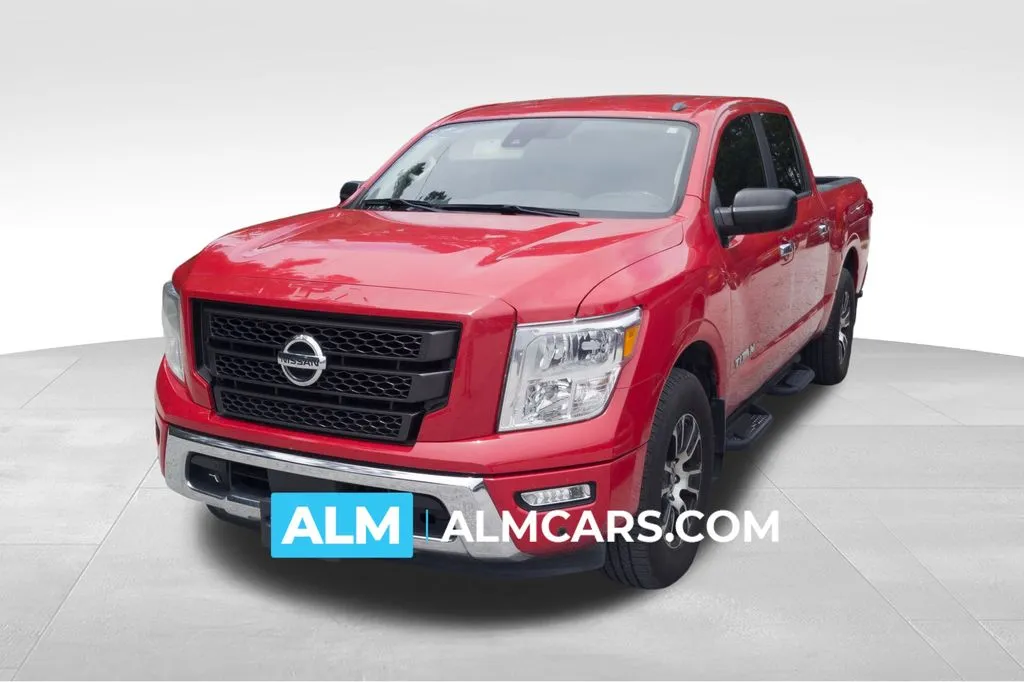 Red 2021 Nissan Titan SV for sale in Florence, SC