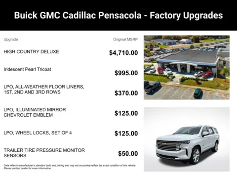 More photos of 2024 Chevrolet Tahoe High Country at Pensacola Used Cars, FL