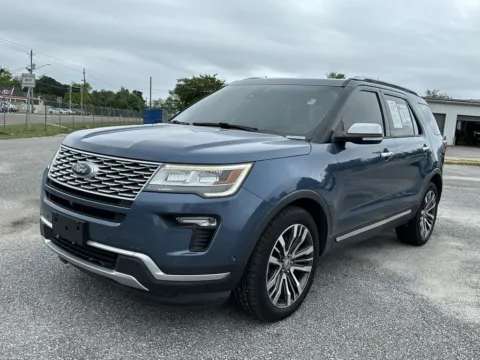 Blue 2018 Ford Explorer Platinum for sale in Pensacola, FL