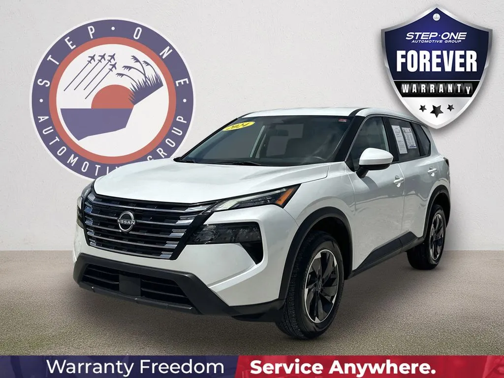 White 2024 Nissan Rogue SV for sale in Pensacola, FL