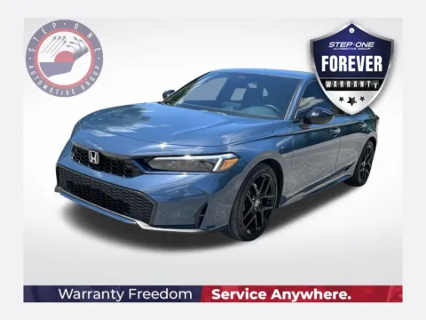 Blue 2025 Honda Civic Hybrid for sale in Pensacola, FL