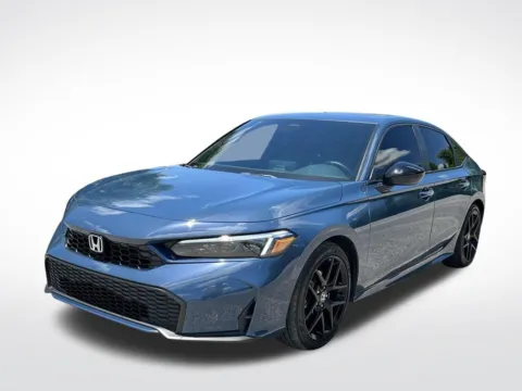 Blue 2025 Honda Civic Hybrid for sale in Pensacola, FL