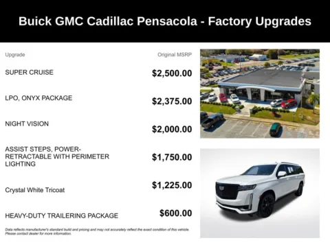 More photos of 2022 Cadillac Escalade ESV Sport Platinum at Pensacola Used Cars, FL