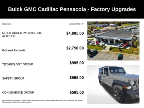 More photos of 2020 Jeep Wrangler Unlimited Sport Altitude at Pensacola Used Cars, FL