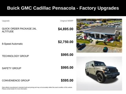 More photos of 2020 Jeep Wrangler Unlimited Sport Altitude at Pensacola Used Cars, FL