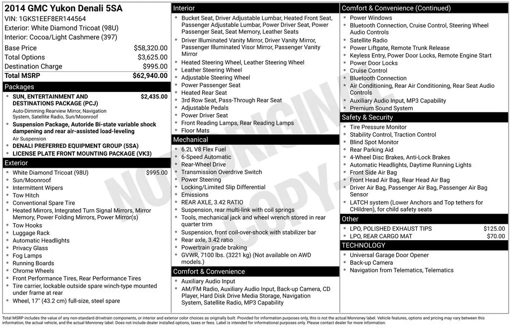 2014 GMC Yukon Denali for sale in Pensacola, FL