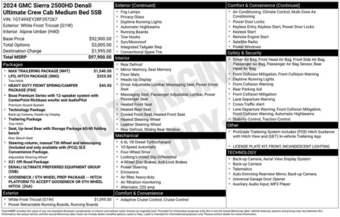 Another view of 2024 GMC Sierra 2500HD Denali Ultimate for sale in Pensacola, FL at Pensacola Used Cars