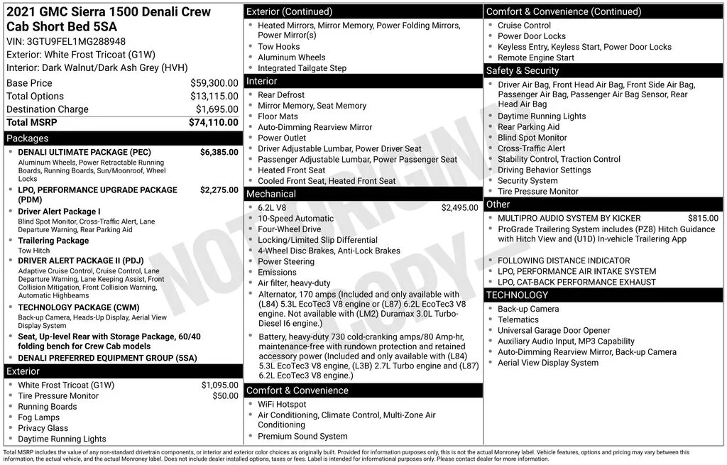 2021 GMC Sierra 1500 Denali for sale in Pensacola, FL