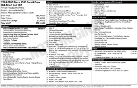 Another view of 2024 GMC Sierra 1500 Denali for sale in Pensacola, FL at Pensacola Used Cars