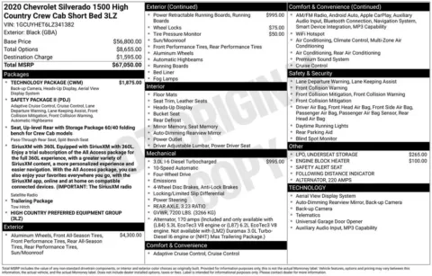 Another view of 2020 Chevrolet Silverado 1500 High Country for sale in Pensacola, FL at Pensacola Used Cars
