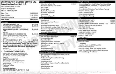 Another view of 2024 Chevrolet Silverado 2500HD LTZ for sale in Pensacola, FL at Pensacola Used Cars