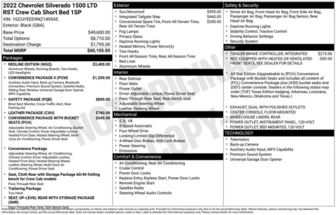 Another view of 2022 Chevrolet Silverado 1500 LTD RST for sale in Pensacola, FL at Pensacola Used Cars