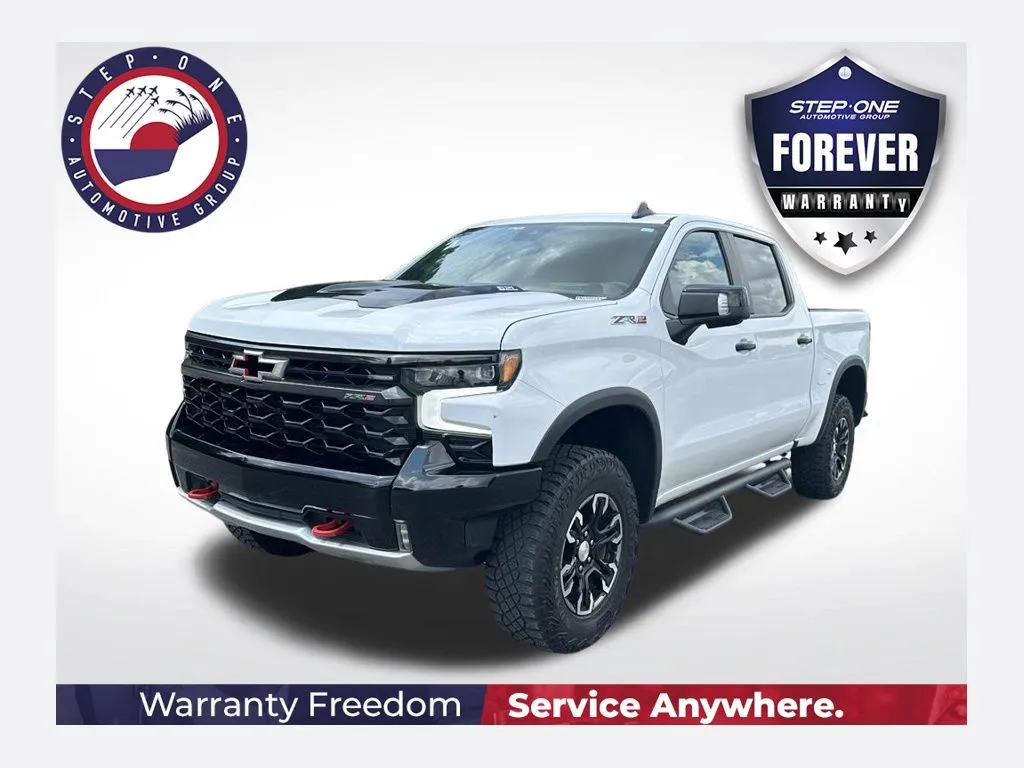 White 2022 Chevrolet Silverado 1500 ZR2 for sale in Pensacola, FL