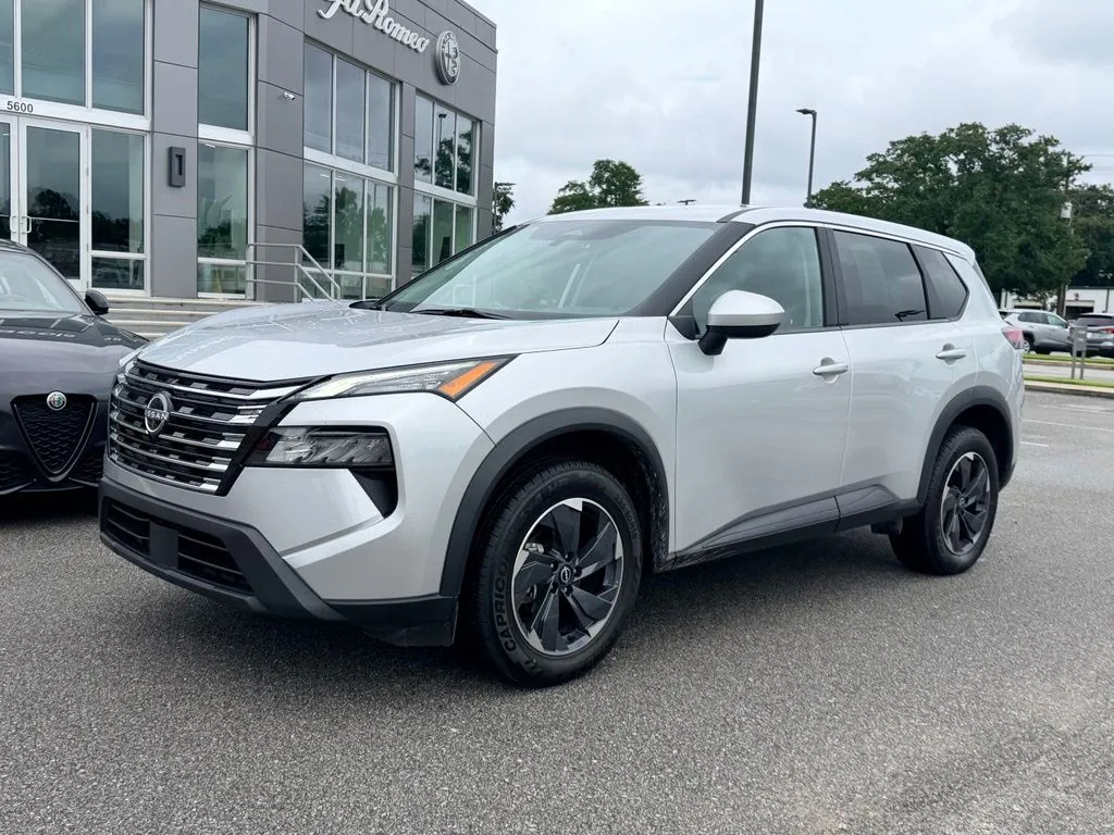 Silver 2024 Nissan Rogue SV for sale in Pensacola, FL
