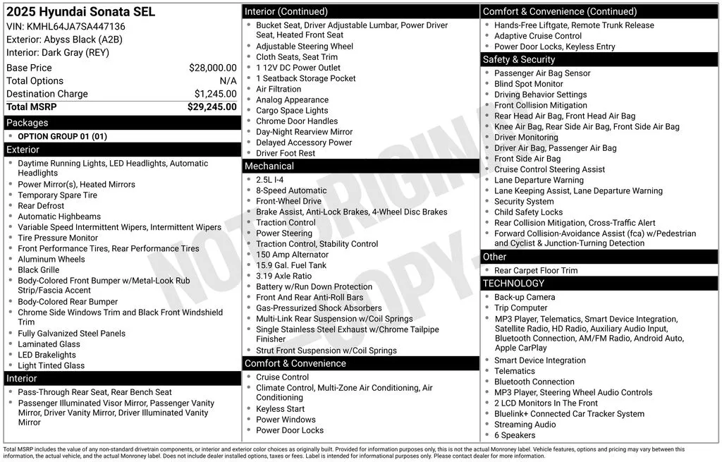 2025 Hyundai Sonata SEL for sale in Pensacola, FL