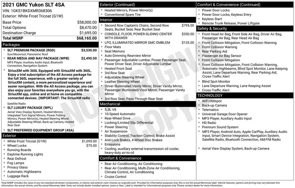 2021 GMC Yukon SLT for sale in Pensacola, FL