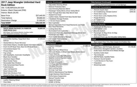 Black 2017 Jeep Wrangler Unlimited Rubicon for sale in Pensacola, FL